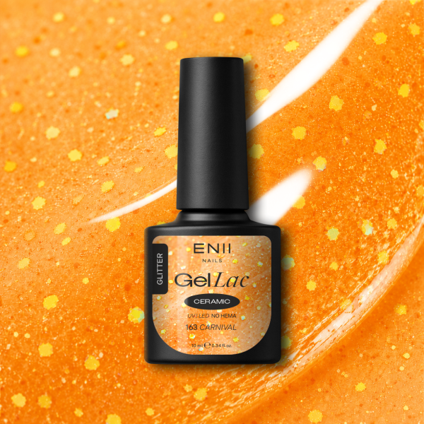Gel lak Ceramic 163 Carnival - gelový lak bez HEMA, 10 ml