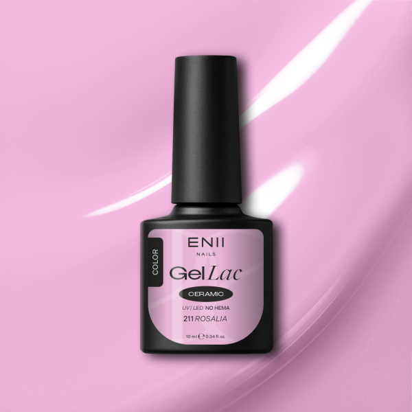 Gel lak Ceramic 211 Rosalia - gelový lak bez HEMA, 10 ml