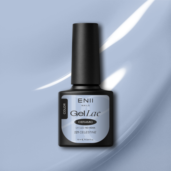 Gel lak Ceramic 221 Celestine - gelový lak bez HEMA, 10 ml