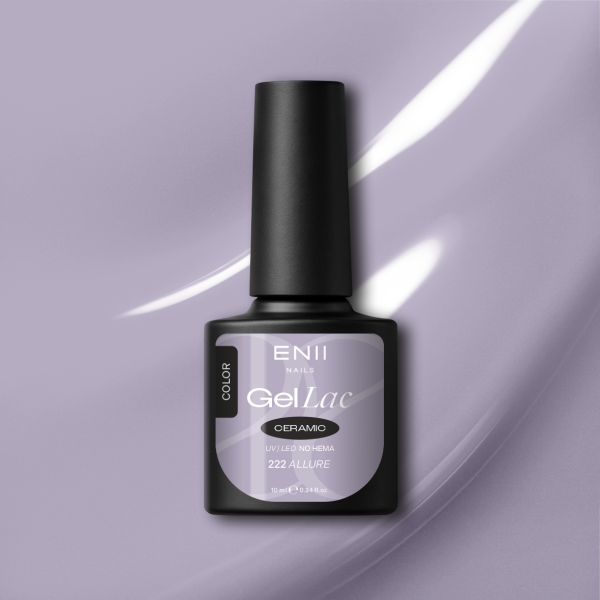 Gel lak Ceramic 222 Allure - gelový lak bez HEMA, 10 ml
