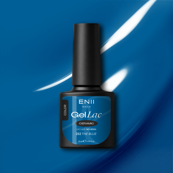 Gel lak Ceramic 232 The Blue - gelový lak bez HEMA, 10 ml