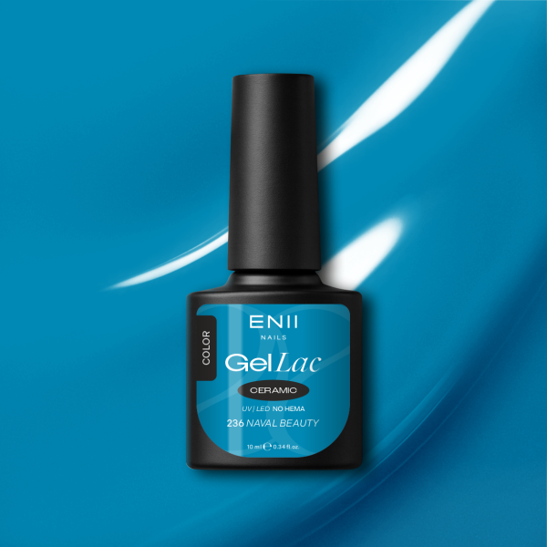 Gel lak Ceramic 236 Naval Beauty - gelový lak bez HEMA, 10 ml