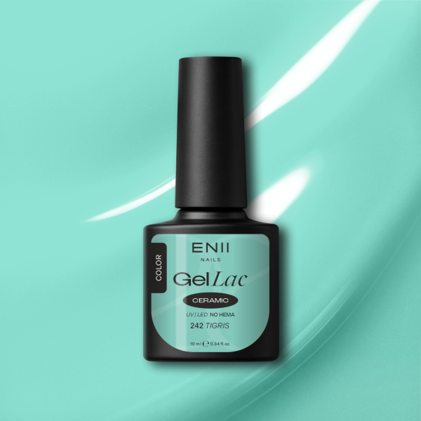 Gel lak Ceramic 242 Tigris - gelový lak bez HEMA, 10 ml