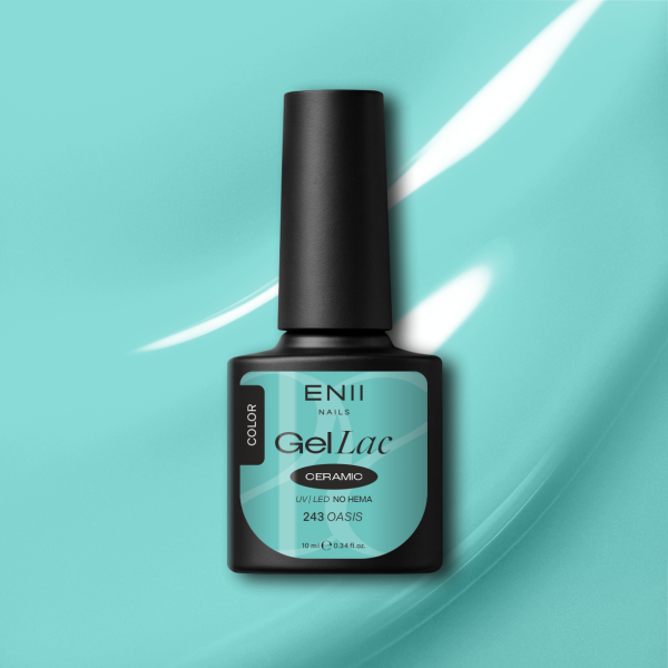 Gel lak Ceramic 243 Oasis - gelový lak bez HEMA, 10 ml