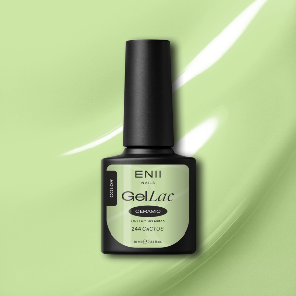 Gel lak Ceramic 244 Cactus - gelový lak bez HEMA, 10 ml