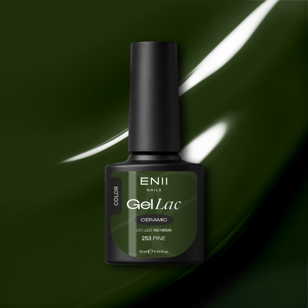 Gel lak Ceramic 253 Pine - gelový lak bez HEMA, 10 ml