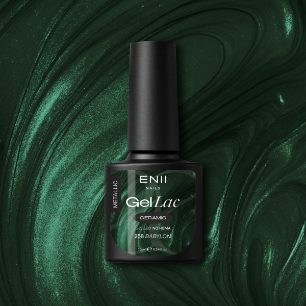 Gel lak Ceramic 258 Babylon - gelový lak bez HEMA, 10 ml