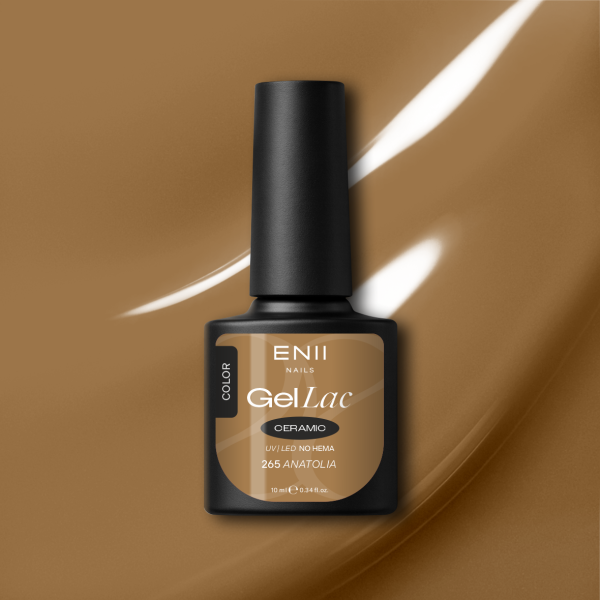 Gel lak Ceramic 265 Anatolia - gelový lak bez HEMA, 10 ml
