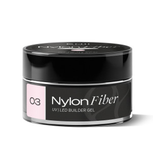 ENII Nylon Fiber Gel 03 Milky Pink - stavební UV LED gel, 15 ml