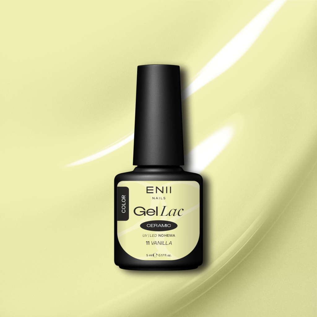 Gel lak Ceramic 11 Vanilla - gelový lak bez HEMA, 5 ml