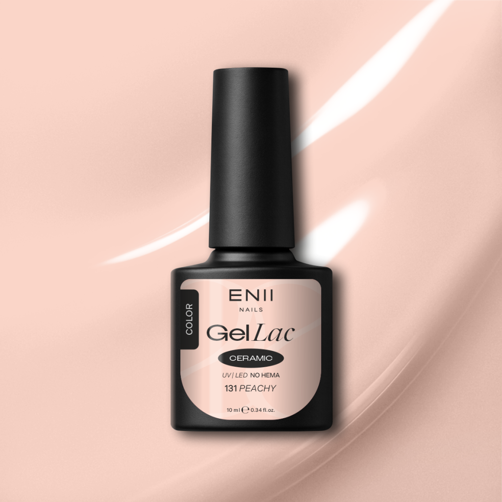 Gel lak Ceramic 131 Peachy - gelový lak bez HEMA, 10 ml