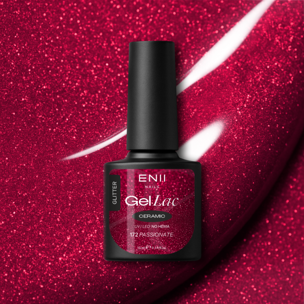 Gel lak Ceramic 172 Passionate - gelový lak bez HEMA, 10 ml