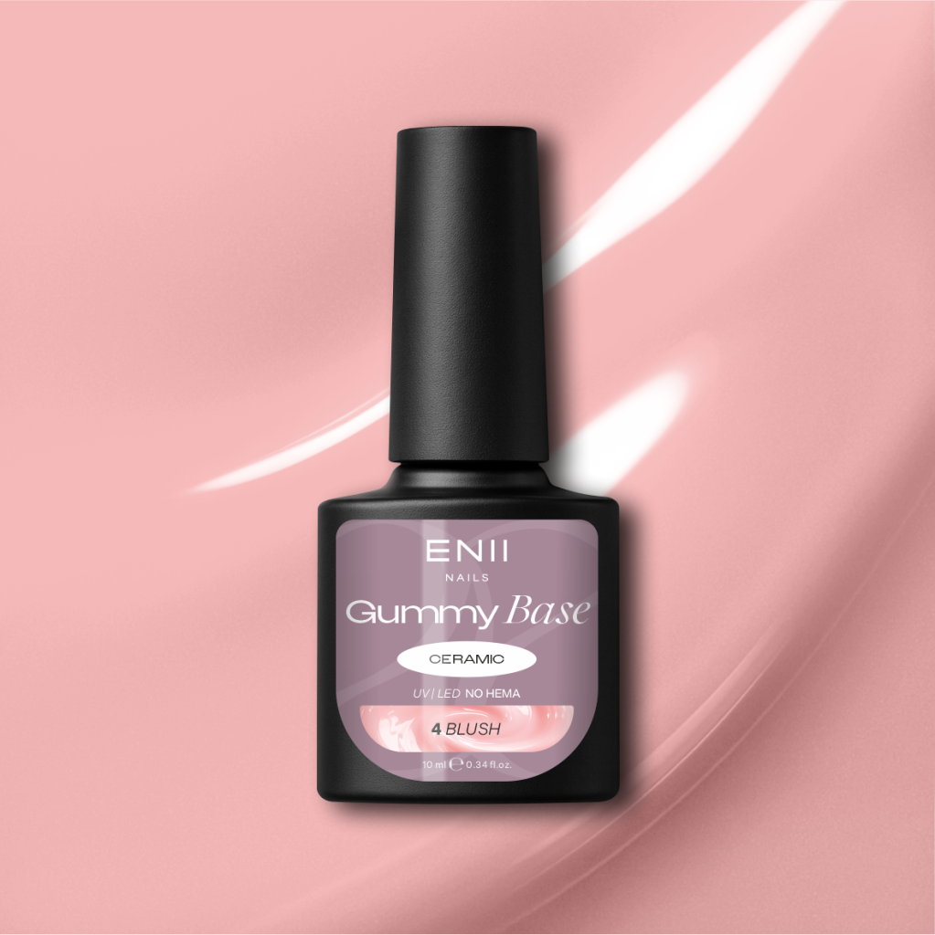 Gummy Base Ceramic 4 Blush - gumová báze na nehty 10 ml